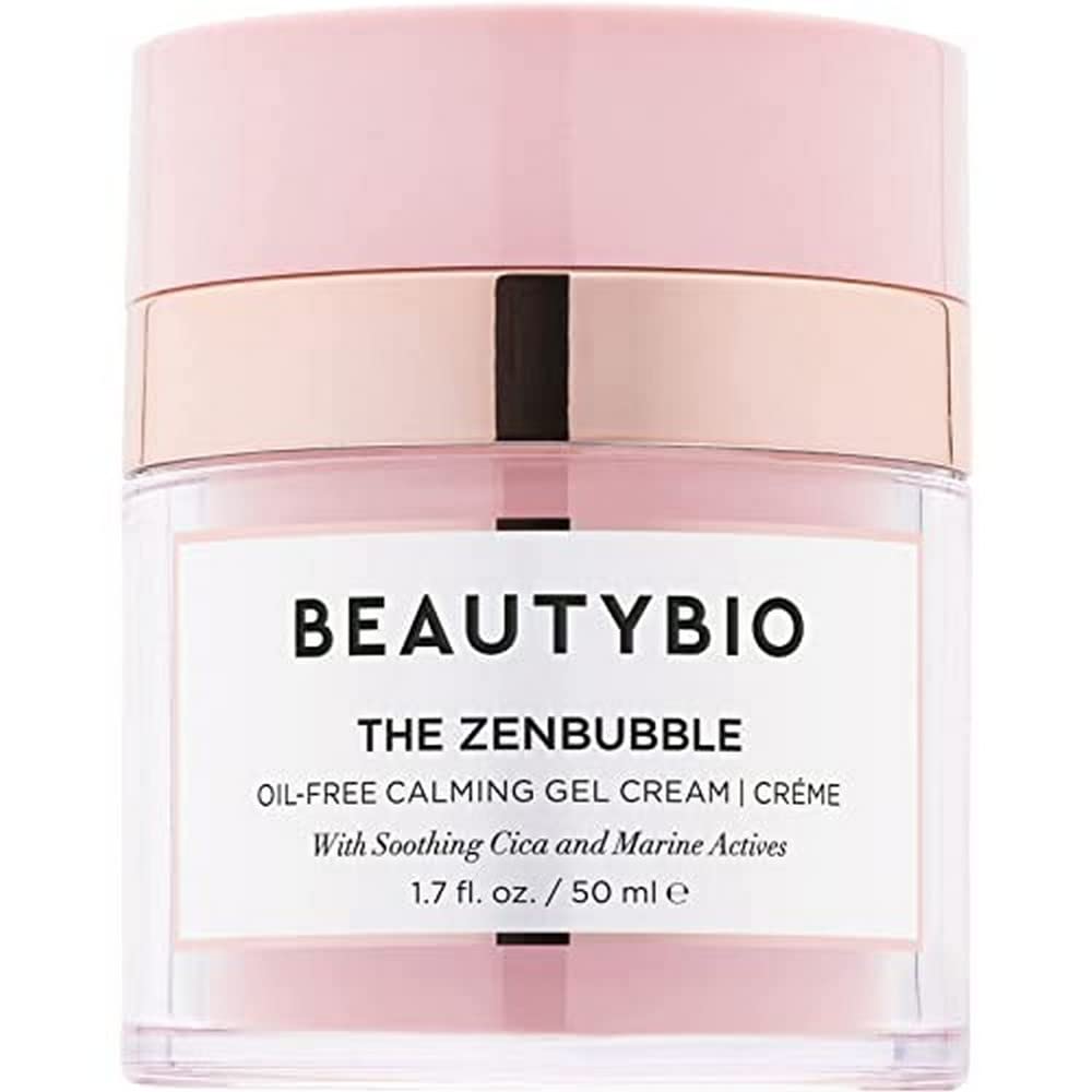 BeautyBio Zenbubble Gel Cream. Helps reduce the visible effects of stress: redness, breakouts, accelerated wrinkling, excessive dryness and enlarged pores, 1 ct.